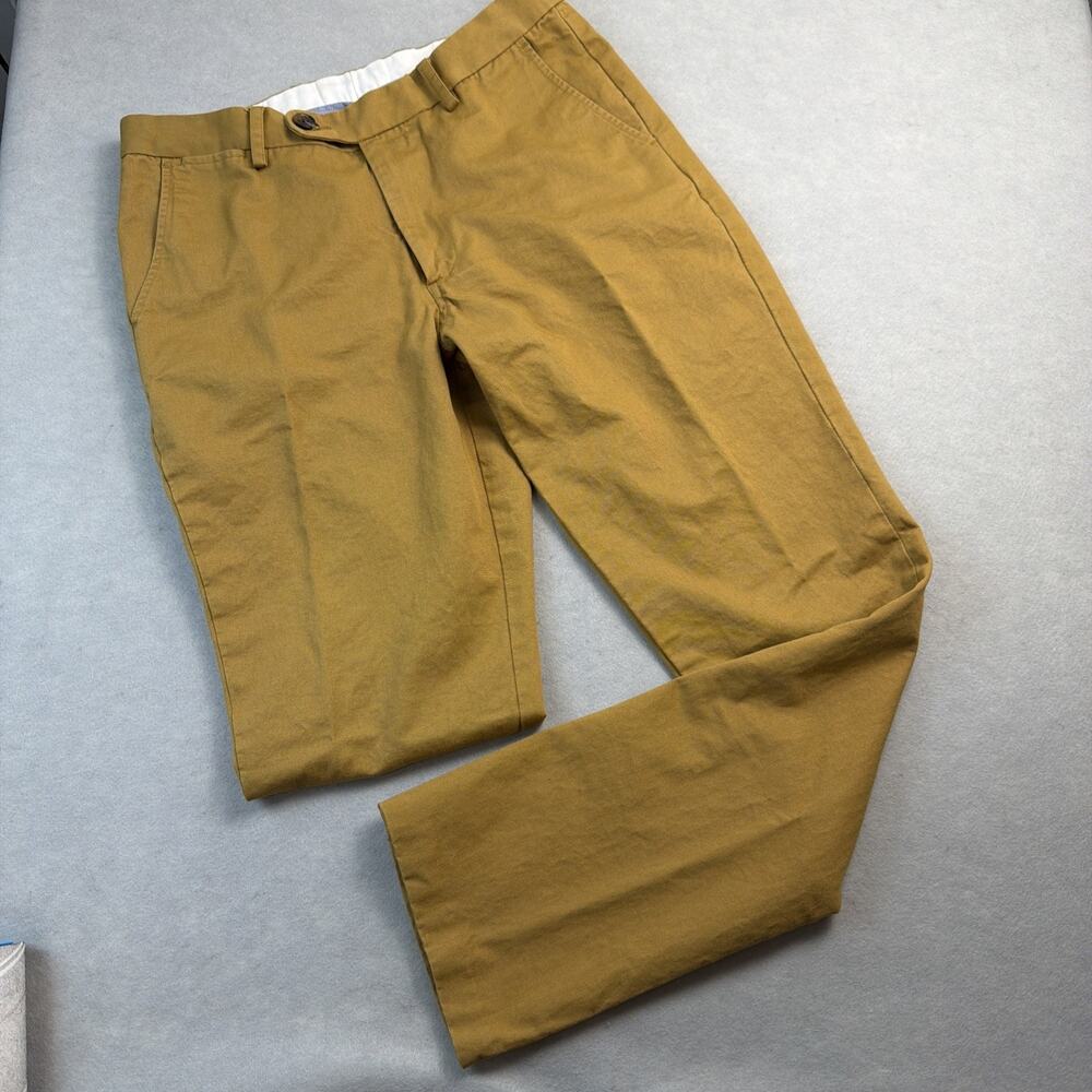 Spier & Mackay Contemporary Pant Men 30x31 Brown Classic Handmade Cotton Trouser